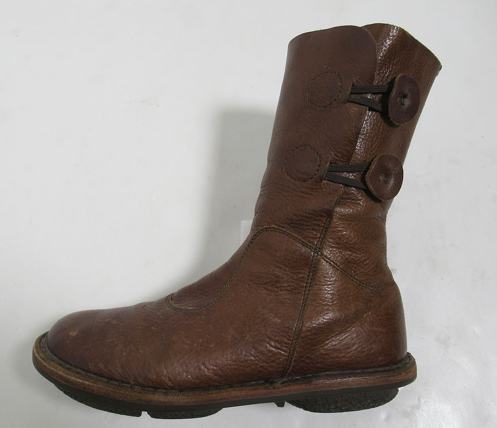 Thumbnail: Trippen Women's A. Spieth M. Oehler Leather Boots Brown Size 7 US / 5 UK / 38 EU