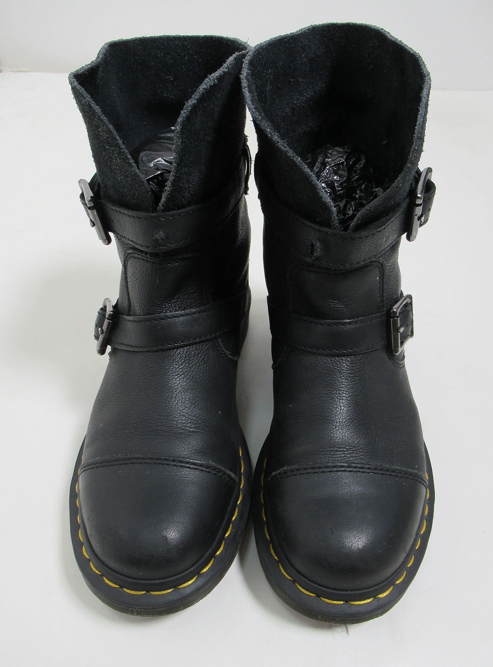 Thumbnail: Dr. Martens Women's Kristy Boots Virginia Leather Black 8 US L / 6 UK / 39 EU