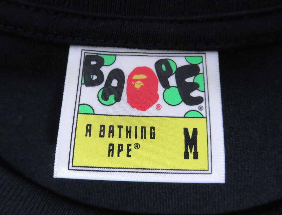 Thumbnail: Bape A Bathing Ape x Star Wars T-shirt Chewbacca Black Size M