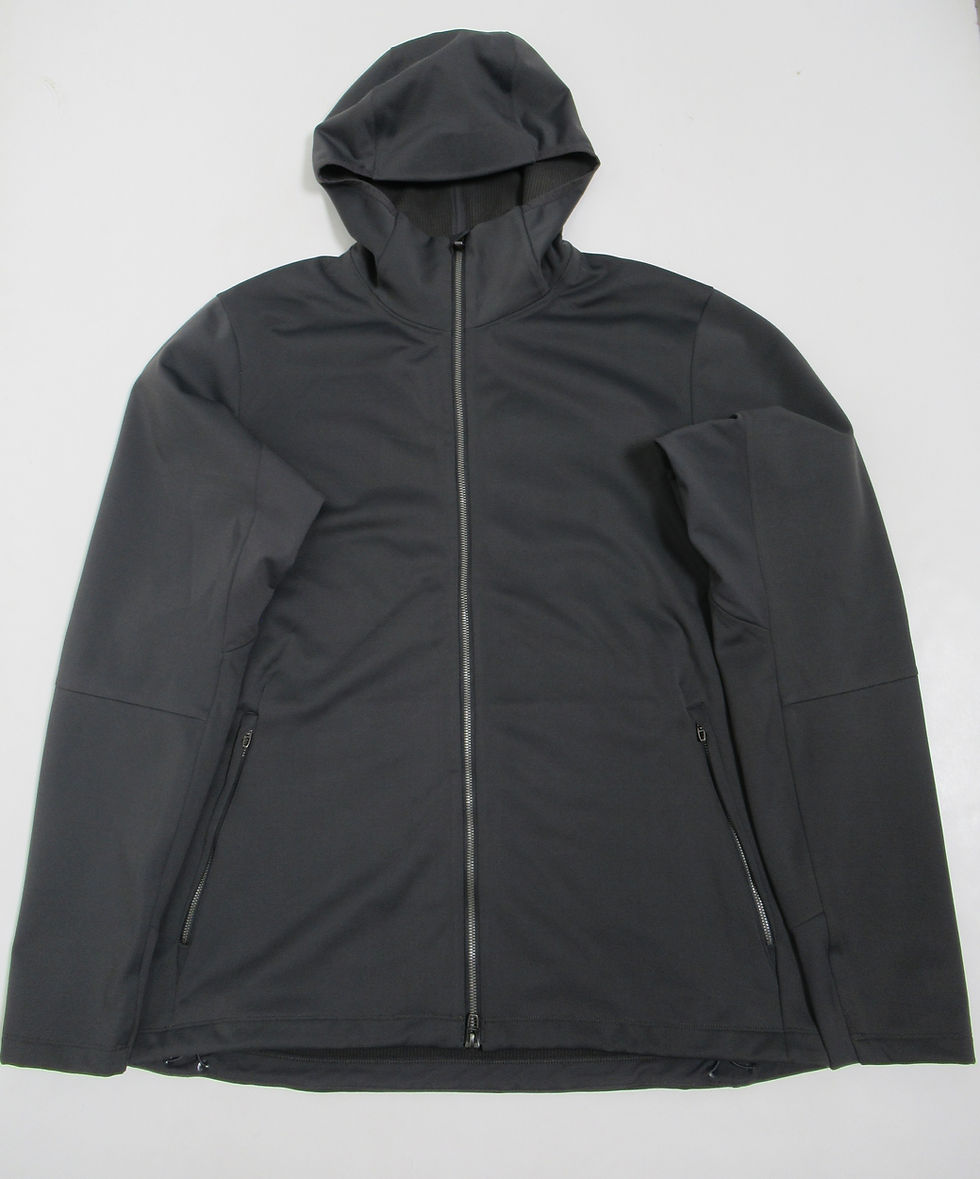 Thumbnail: Lululemon Men's Fleece Back Softshell Hooded Jacket Grey GGRE Size XL