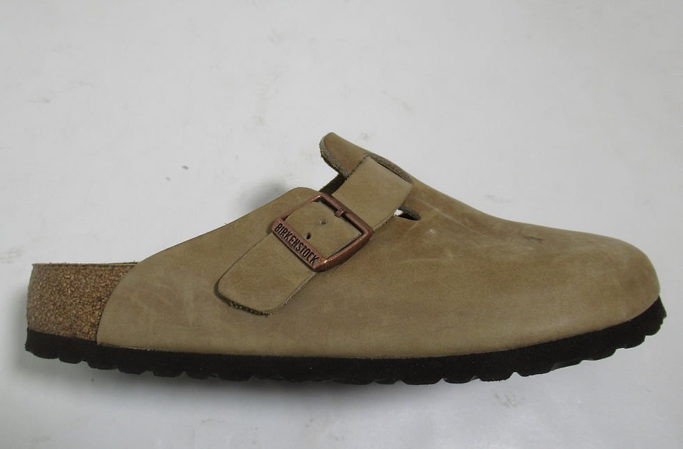 Thumbnail: Birkenstock Men's Boston Clogs Oiled Leather Tan size 9 US / 8 UK / 42 EU