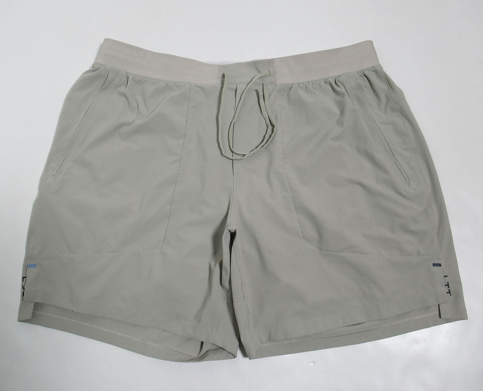 Thumbnail: Lululemon Men's Licence to Train Lined Short 7" Gull Grey Size XXL