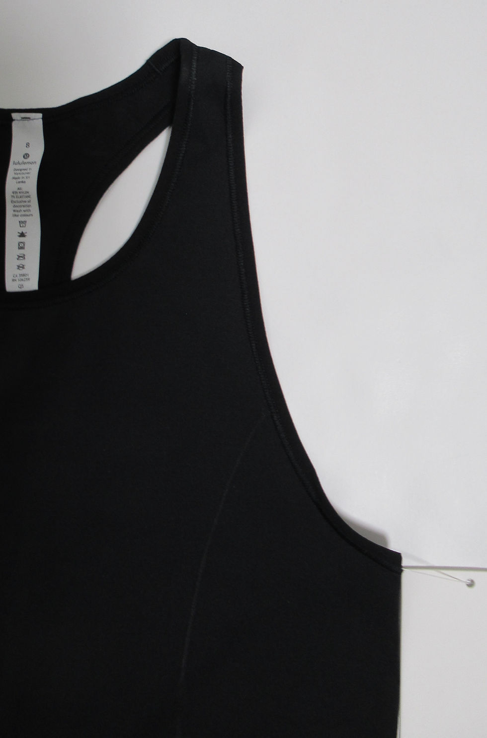 Thumbnail: Lululemon Women's Gleam and Glow Tank Black Size 8 Stretch