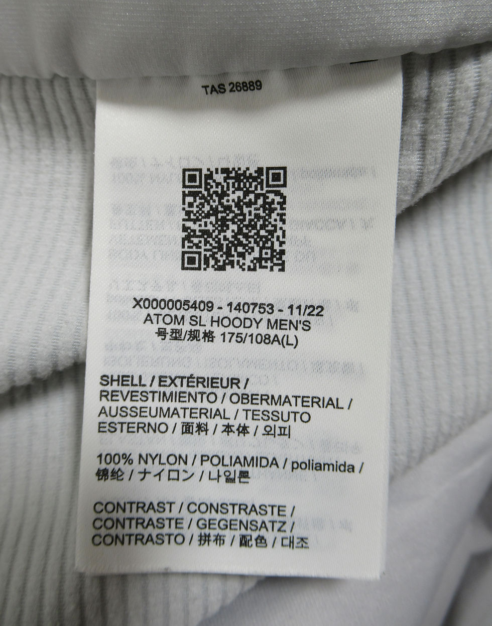 Thumbnail: Arc'teryx Men's Atom SL Hoody Solitude Size L