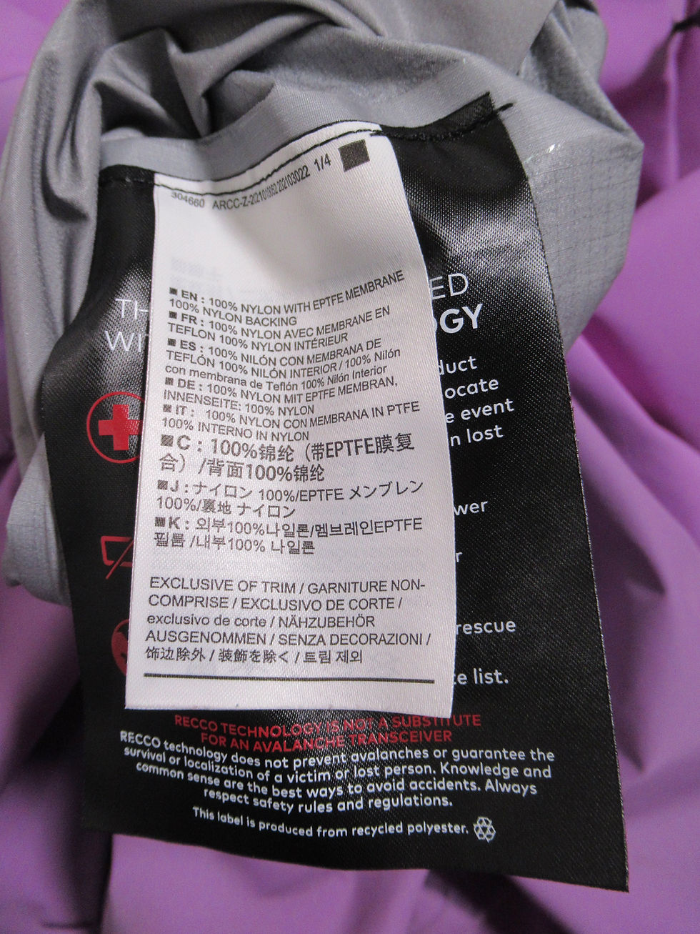 Thumbnail: Arc'teryx Women's Beta Ar Jacket Storm Glow Size L Hooded