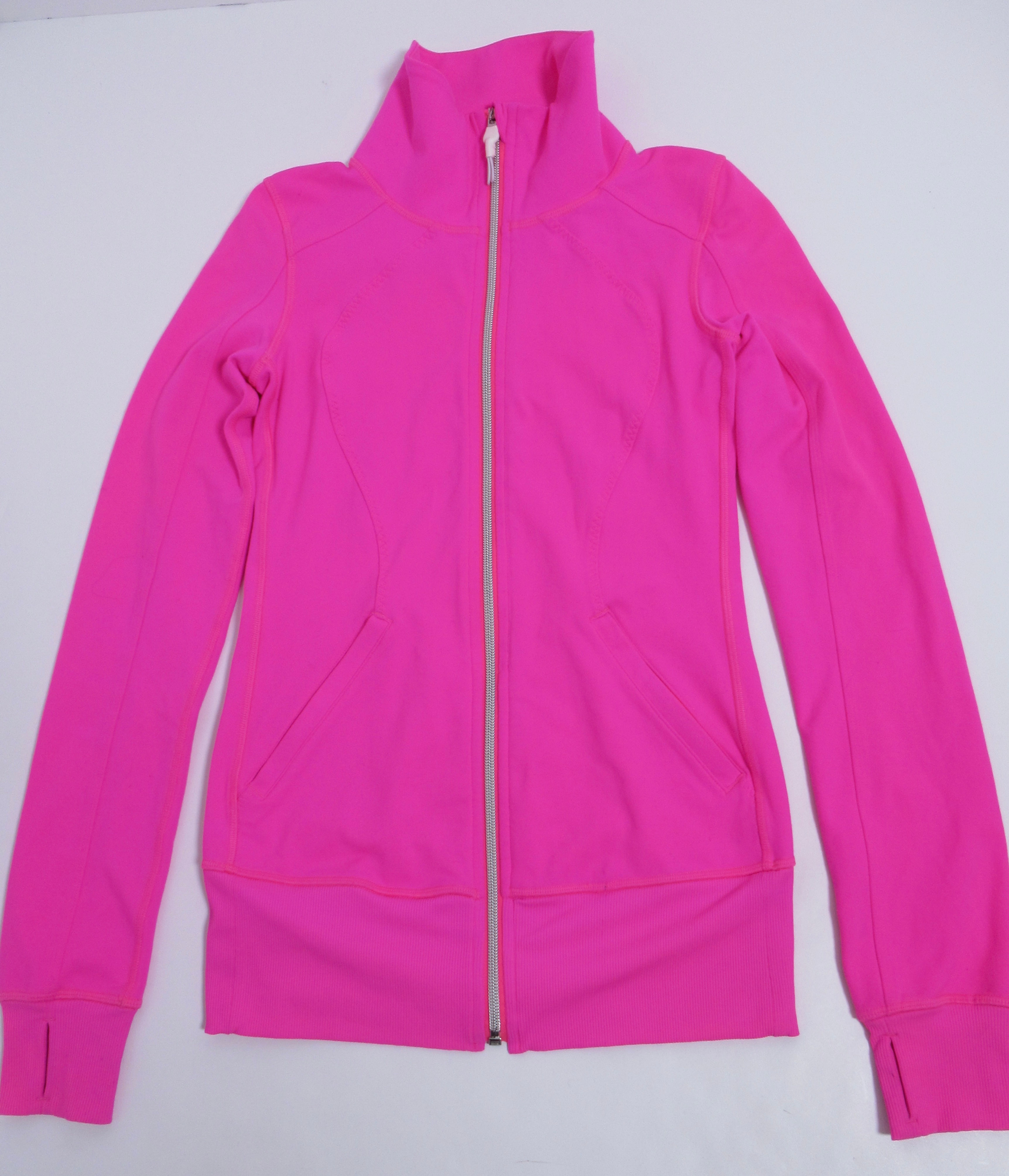 Lululemon Women's Contempo Jacket Raspberry Glo Light Size 2 Luon