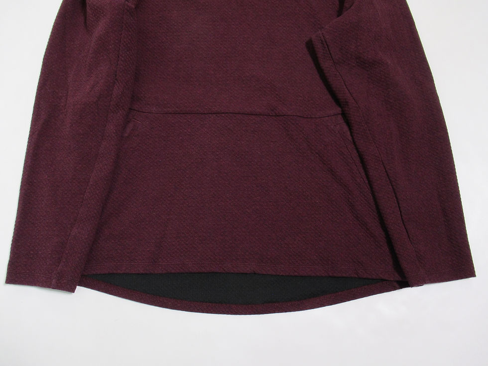 Thumbnail: Lululemon Men's At Ease Hoodie Heathered Cassis / Black Knit Size XL