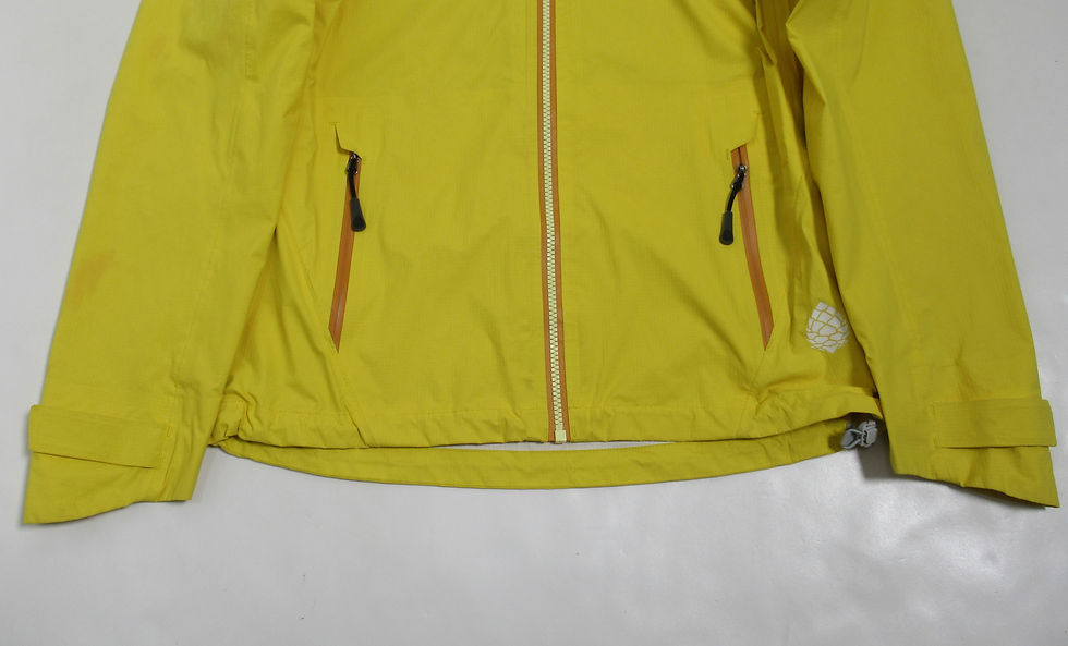 Thumbnail: Stio Women's Waterproof Hooded Rain Jacket Yellow #1300 Size S