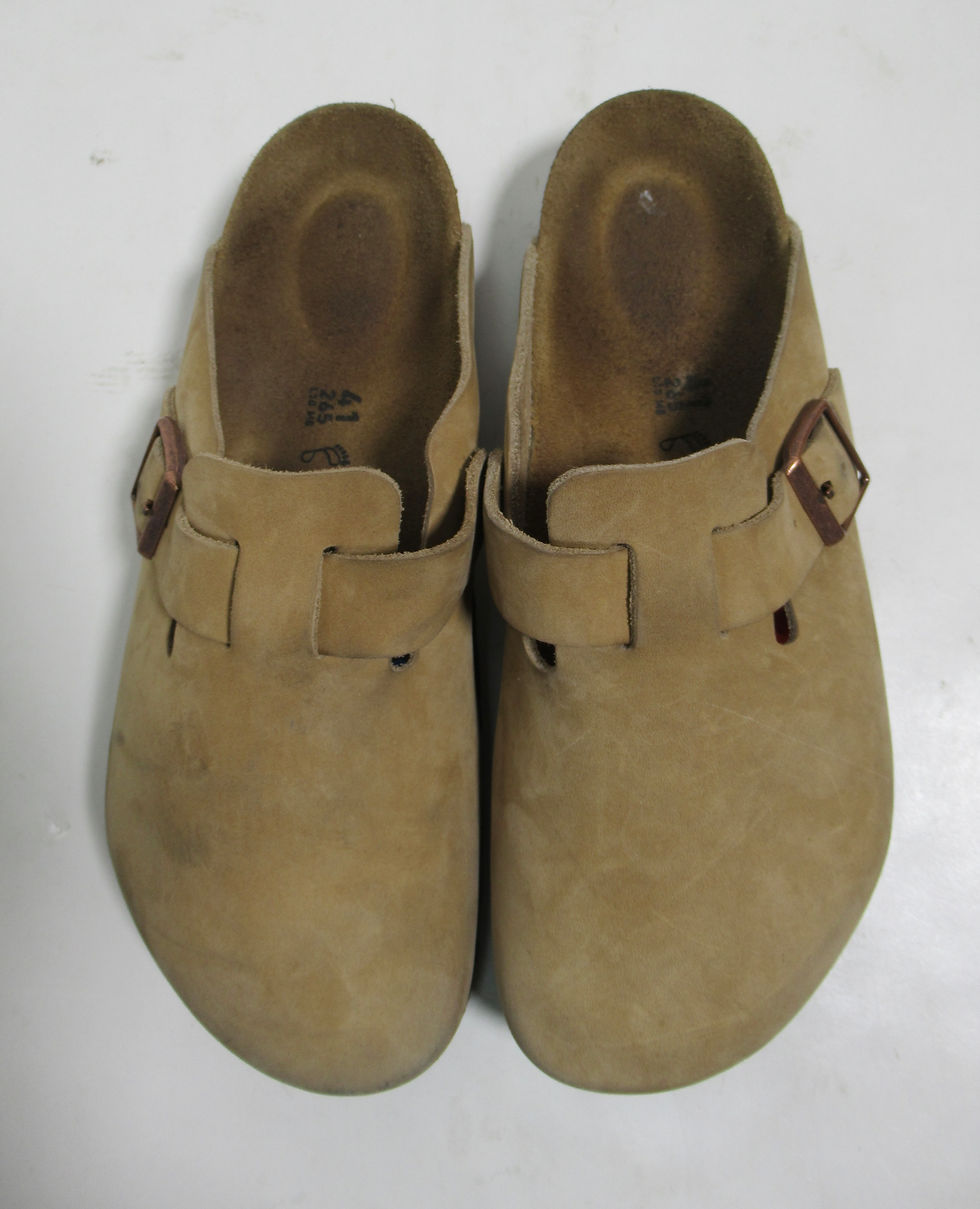 Thumbnail: Birkenstock Boston Clogs Oiled Leather Tan size 8 US M / 10 US L / 7 UK / 41 EU