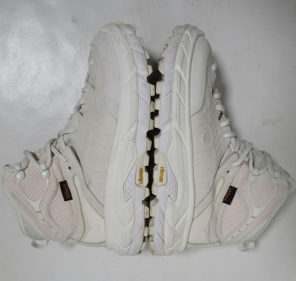 Thumbnail: Hoka x OC Tor Ultra Hi Hiking Boots Bright White Bone BRWH 1114610 6.5 US W