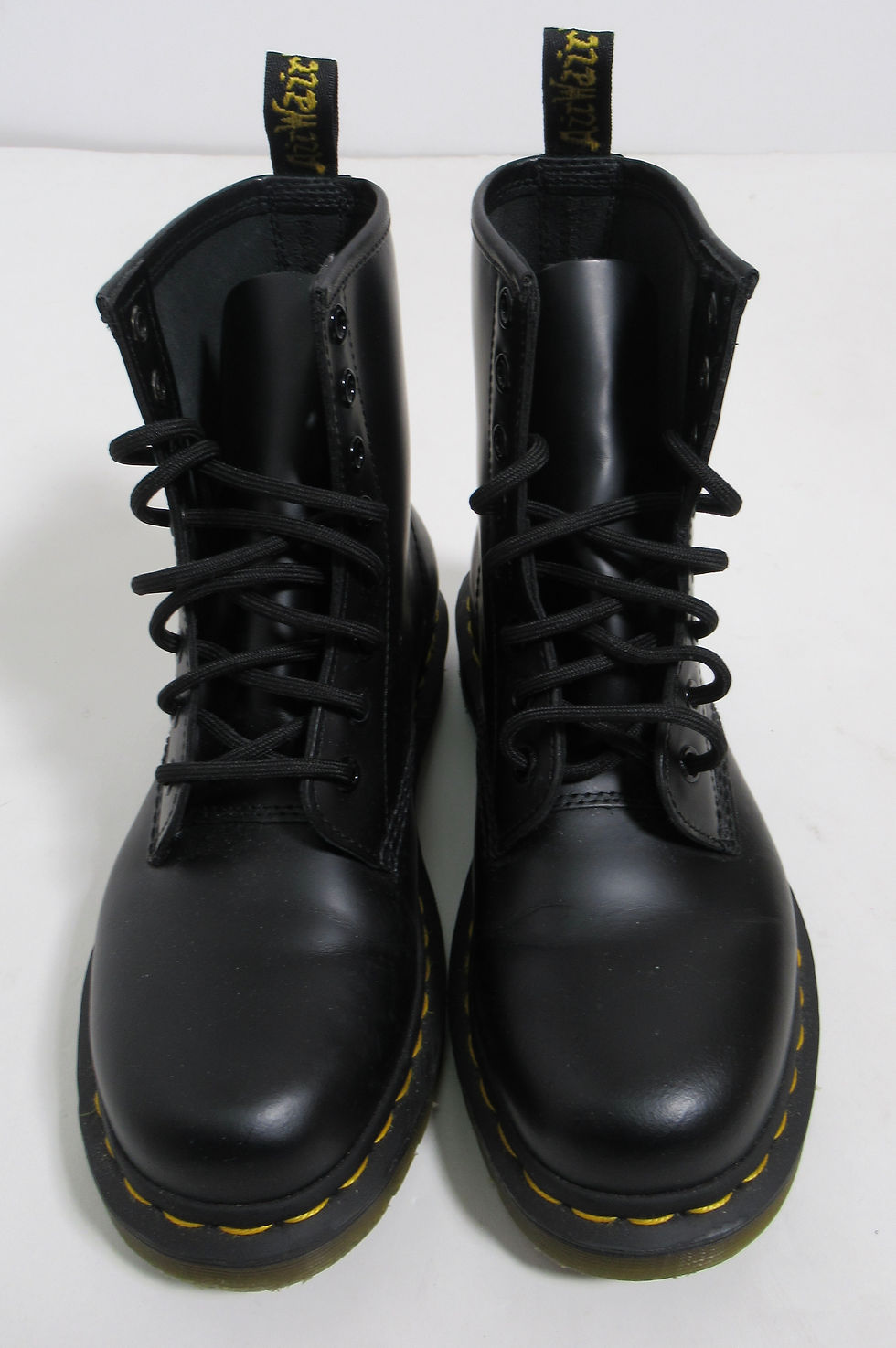 Thumbnail: Dr Martens 1460 Smooth Leather Lace Up Boots Black 5 US M / 6 US L / 4 UK