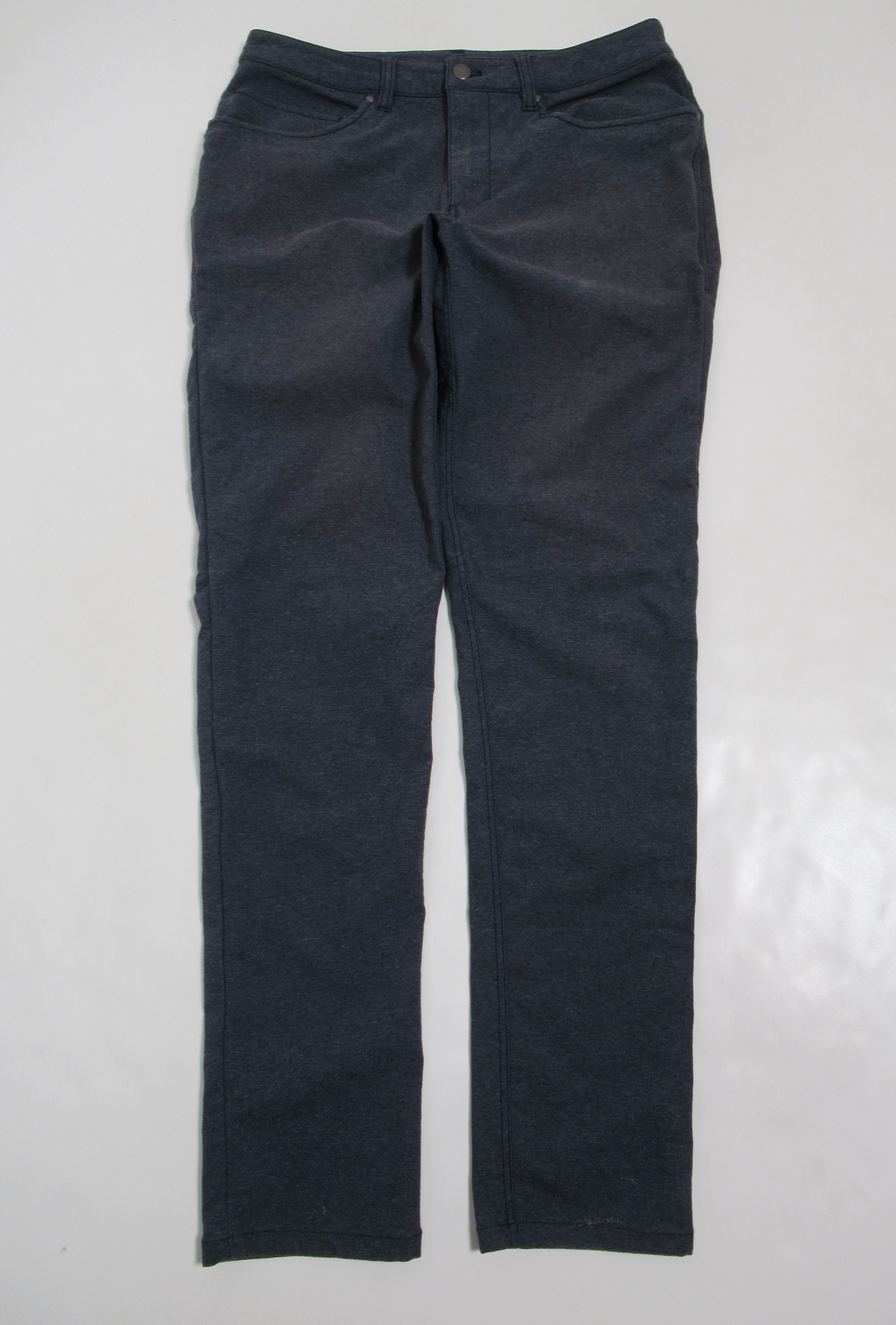 Lululemon Men's ABC Pant Slim *Tech Canvas 33" Heathered Deep Navy Size 31