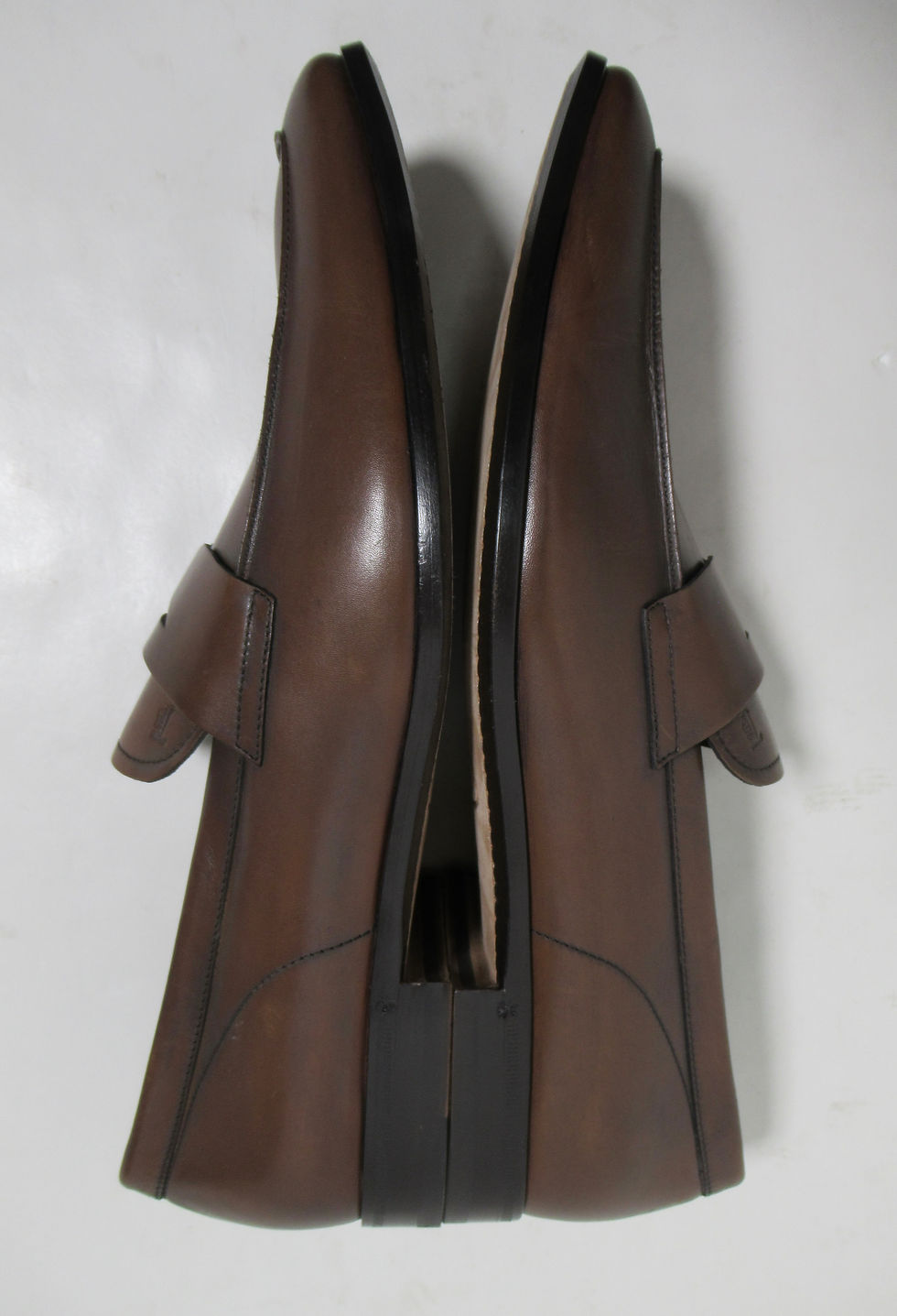 Thumbnail: Tod's Men's Leather Penny Loafers Cacao TOD'S Size 12.5 / 14 USA / 12.5 UK