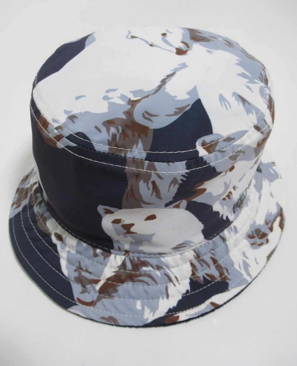 Thumbnail: Kenzo Unisex Polar Bear Reversible Bucket Hat Multi Color One Size