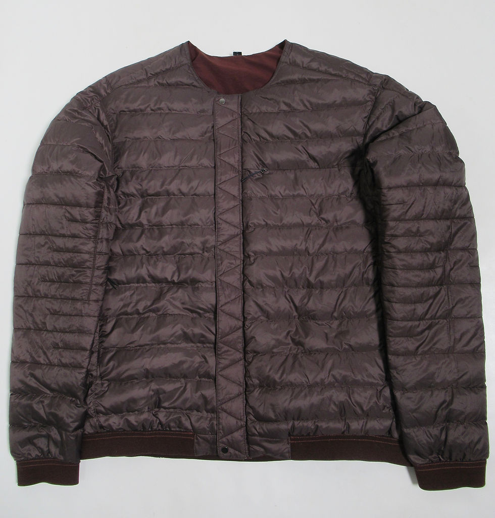Thumbnail: Lululemon Men's Ashta Bomber Reversible *lululemon lab Dark Cedar / Sequoia L