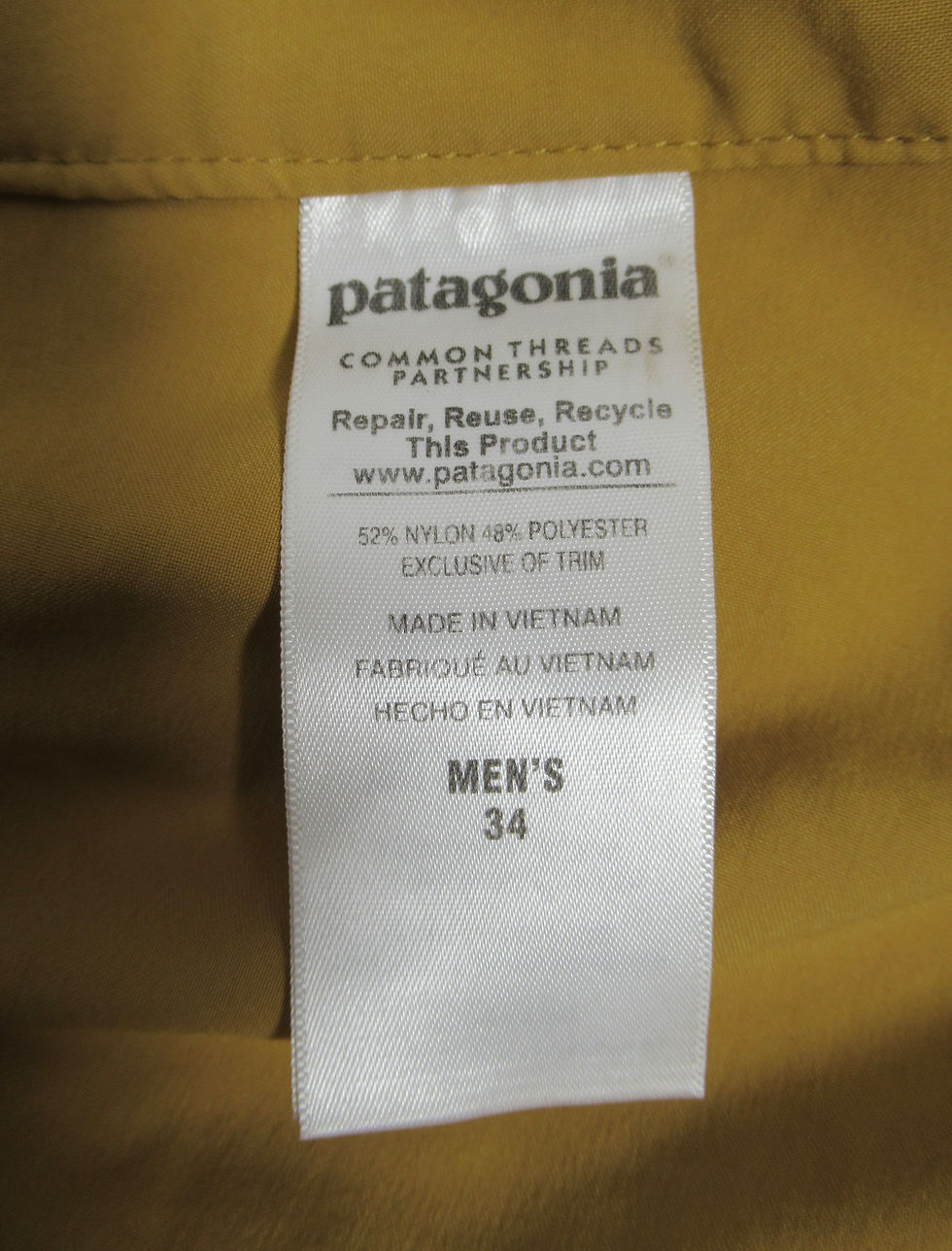 Thumbnail: Patagonia Men's RPS Rock Pants Oaks Brown OKSB 83070SP16 Size 34