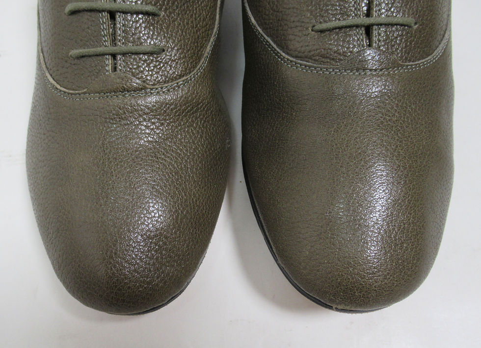 Thumbnail: Repetto Men's Zizi Oxford Shoes Olive Green Size 12 US / 11.5 UK / 45 EU