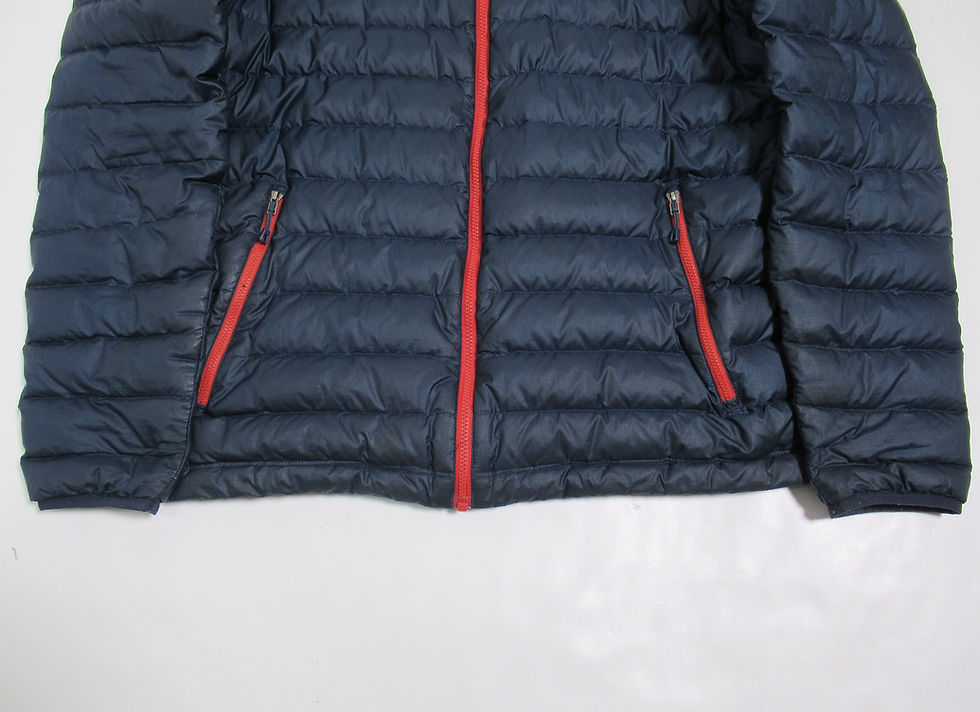 Thumbnail: Patagonia Men's Down Sweater Jacket Navy / Red 84674FA16 Size M Goosedown