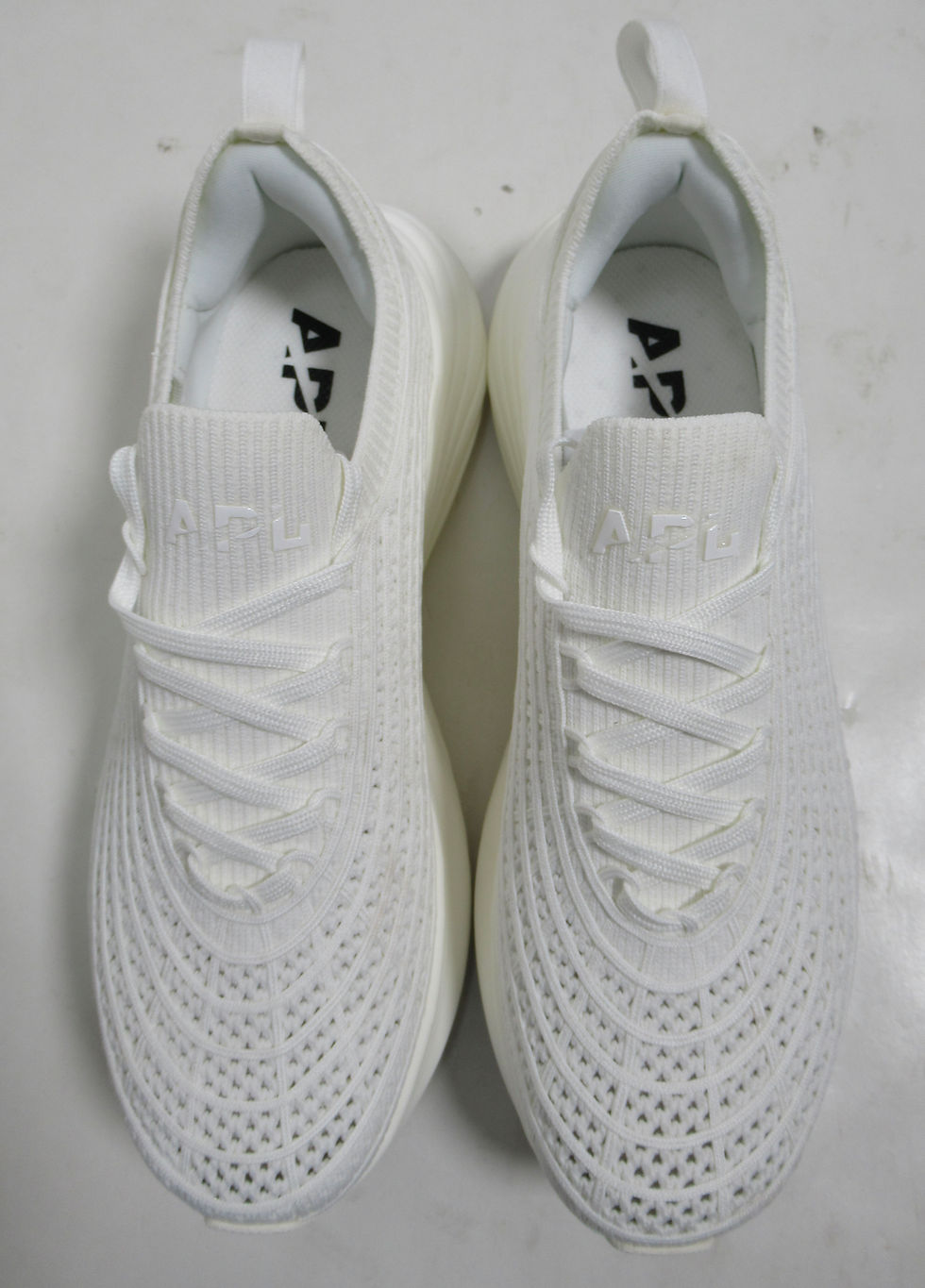 Thumbnail: APL Women's TechLonom Zipline Sneakers White / White 0524XC Size 8 US / 5.5 UK