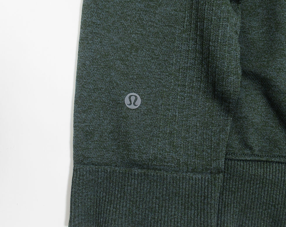 Thumbnail: Lululemon Men's Engineered Warmth Long Sleeve Crew Rainforest Green Size XXL