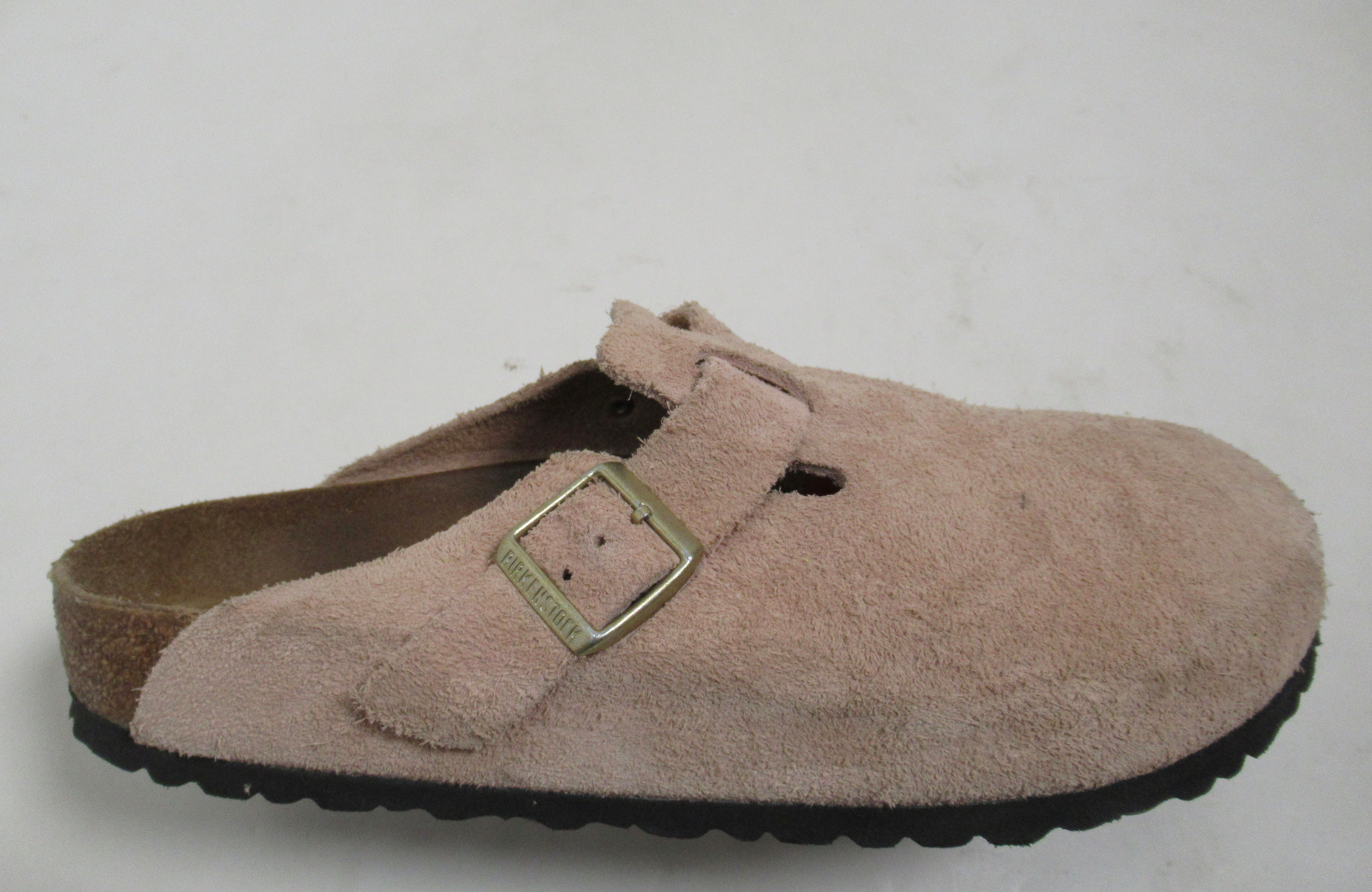 Birkenstock Men's Boston Suede Leather Clogs Light Rose 10 M / 9 UK / 43 EU