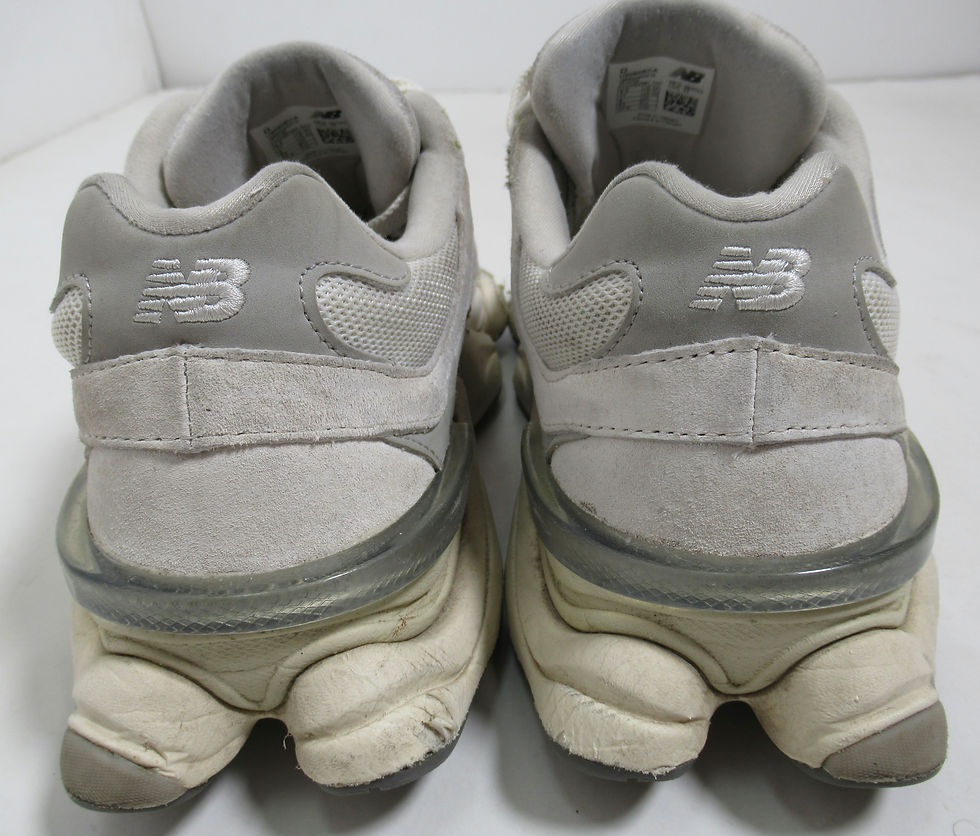 Thumbnail: New Balance Unisex 9060 Sea Salt U9060ECA Shoes Gray White 9.5 US M / 11 US W