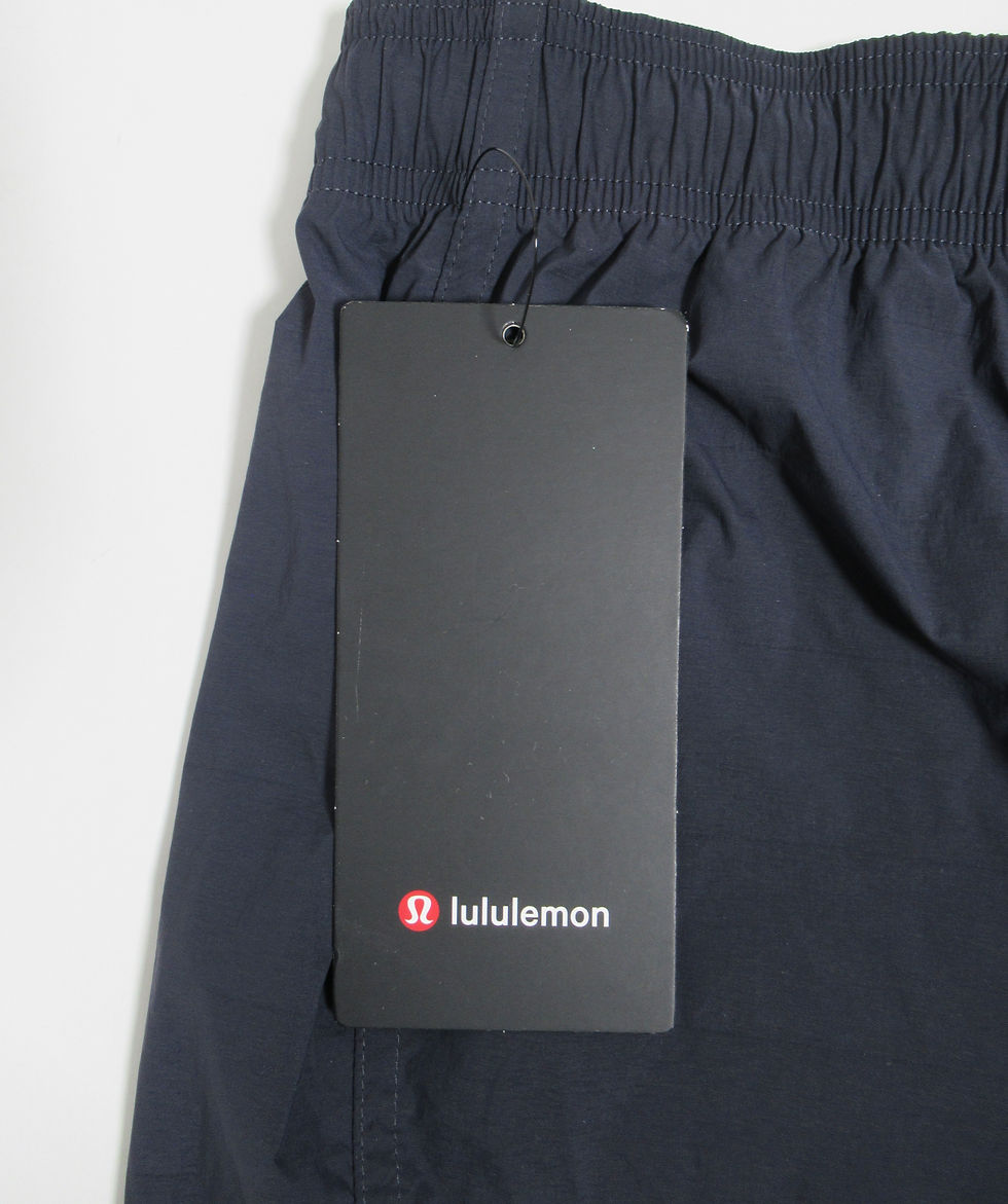 Thumbnail: Lululemon Men's Lightweight Cargo Pocket Jogger Black Night Size M