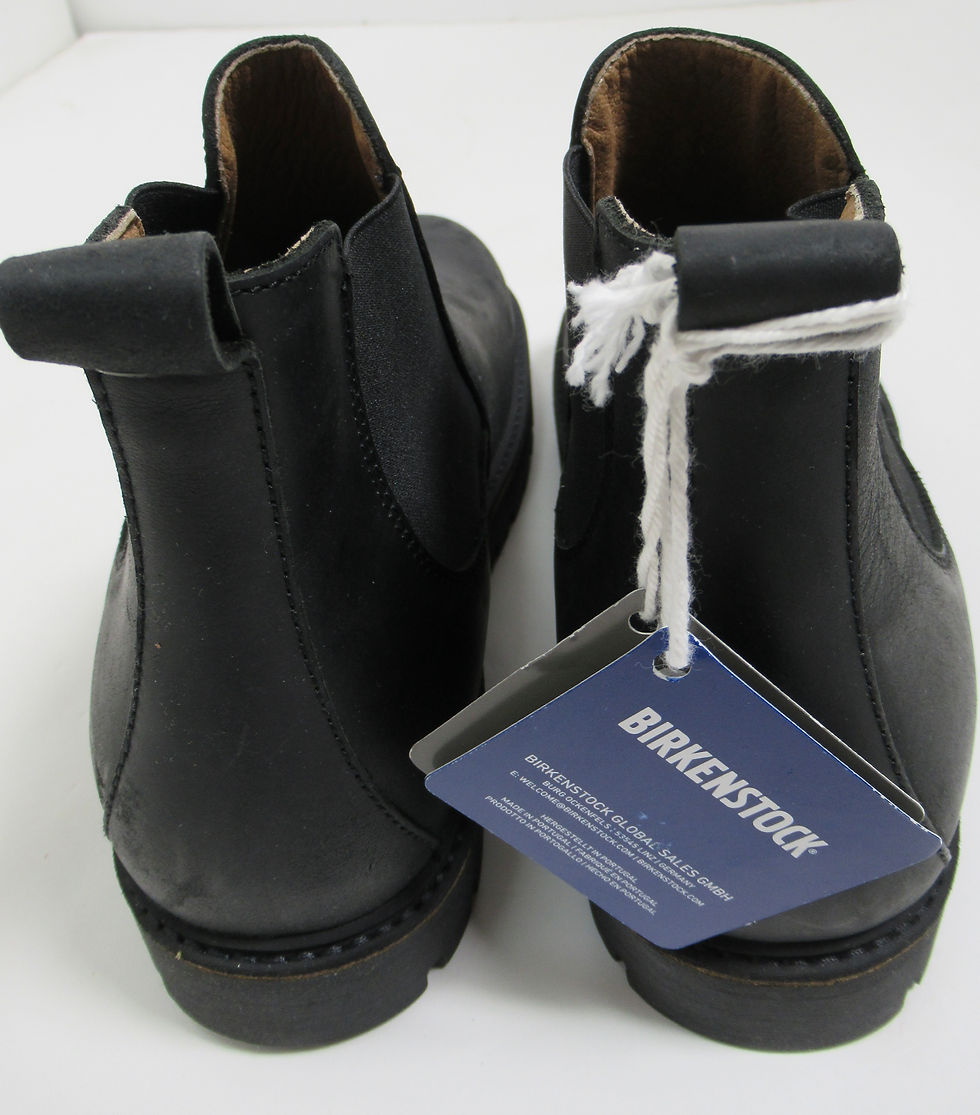 Thumbnail: Birkenstock Men's Stalon Nubuck Boots Leather Black 10 US / 9 UK / 43 EU