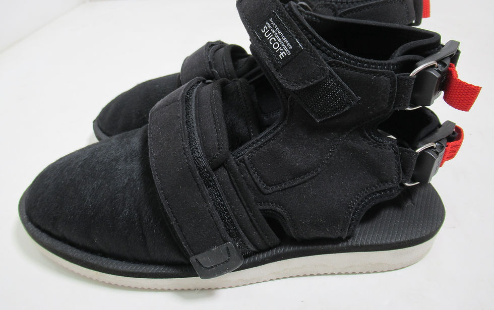 Thumbnail: Suicoke Unisex Nots-VHL Faux Fur Sandals Size 10 US M / 12 US W / 9 UK / 43 EU