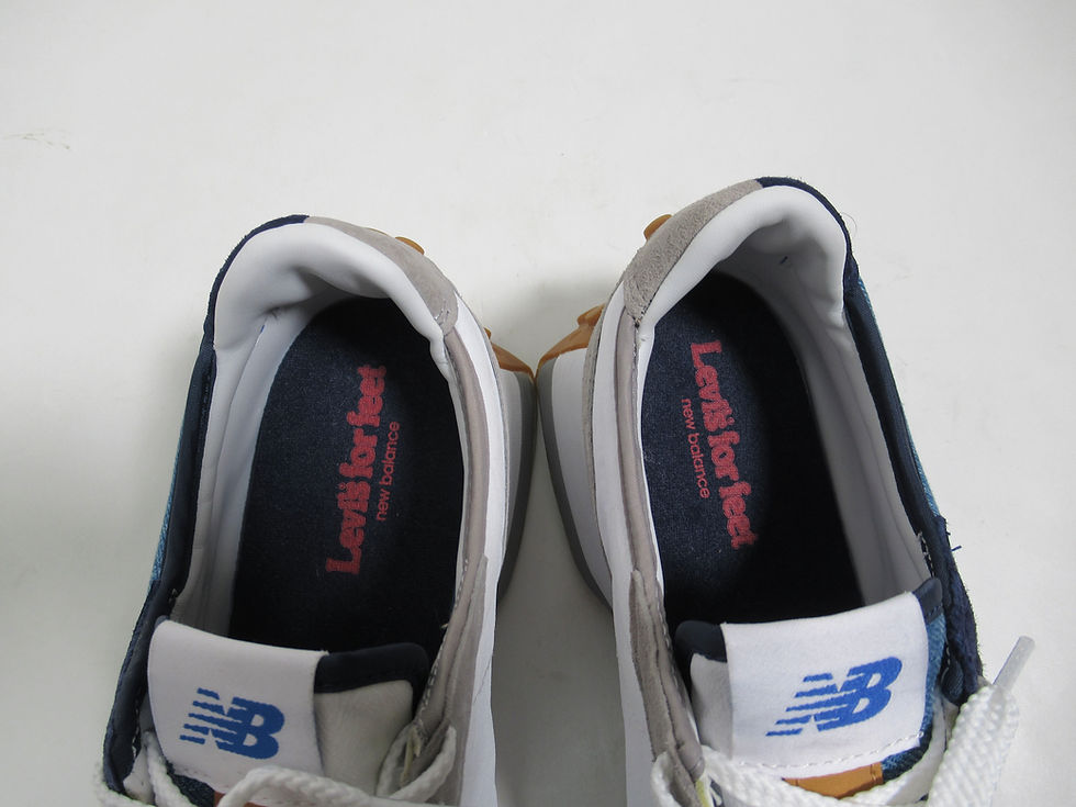 Thumbnail: New Balance Levi's x 327 'Indigio Denim' Sneaker MS327LVA Navy Blue/Grey 13 US M