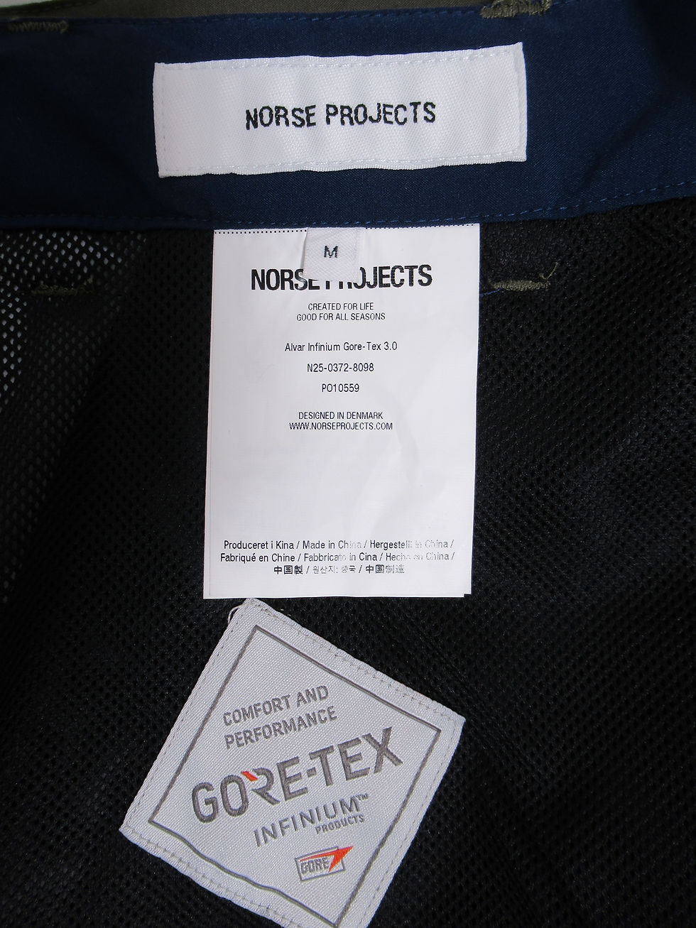 Thumbnail: Norse Project Men's Alvar Infinium Gore-Tex 3.0 Pant Ivy Green Size M