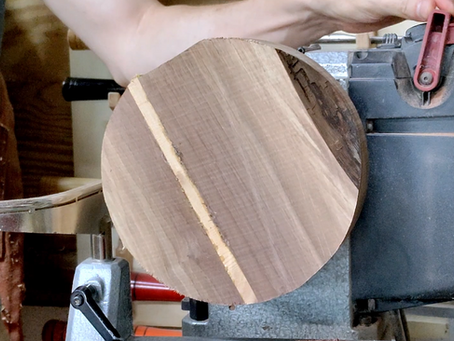 Walnut and Maple Stripe Bowl