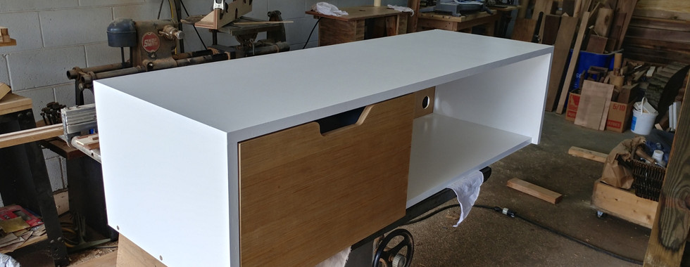 Finished media console