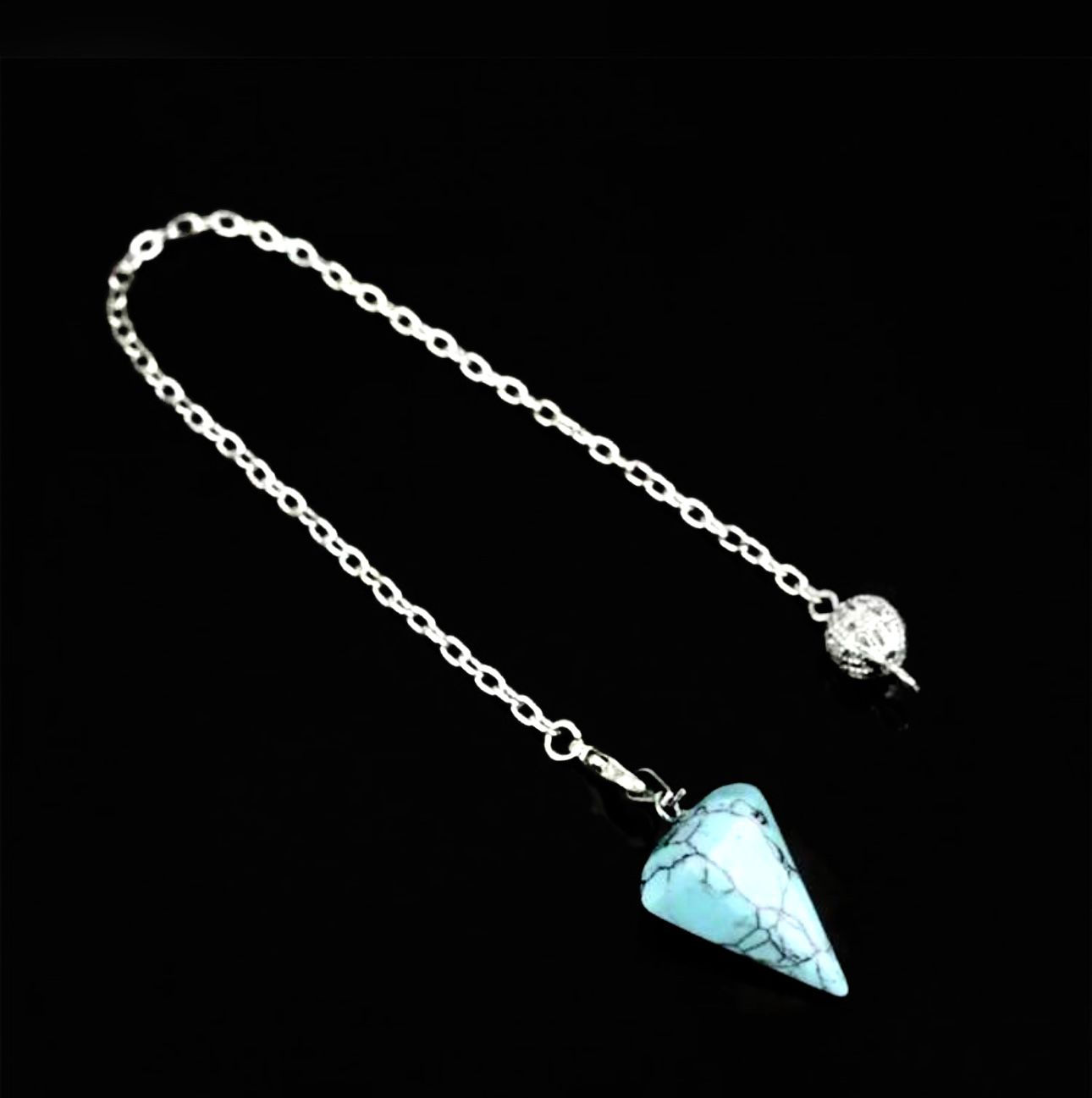 Péndulo de Turquesa – Calma, Protección y Conexión Espiritual