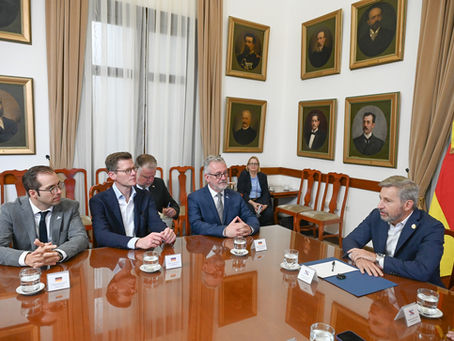 Frigerio busca afianzar vínculos económicos y culturales con Alemania