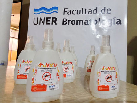 Primera entrega de repelentes fabricados localmente: fuerte trabajo municipal contra el dengue