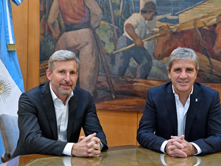 Frigerio se reunió con el ministro Caputo para avanzar en obras viales y alivio fiscal para el sector productivo