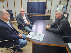 José Luis Walser se reunió con nuevas autoridades del Rotary Club
