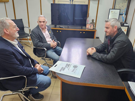 José Luis Walser se reunió con nuevas autoridades del Rotary Club