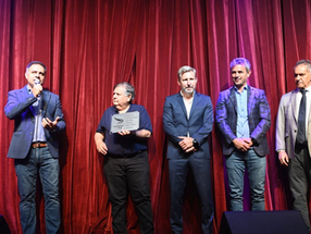 Davico acompañó el lanzamiento del Carnaval 2026 con Scioli, Menem y Frigerio