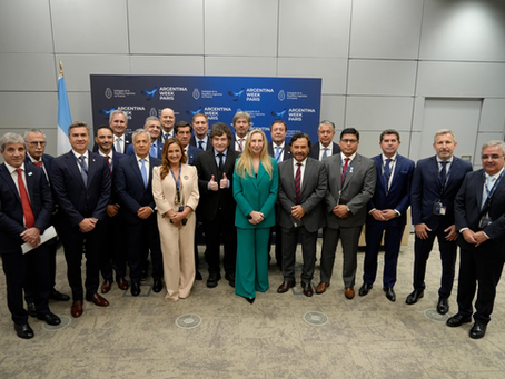 Frigerio busca en París inversiones para ampliar la producción y generar empleo en Entre Ríos