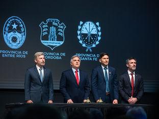 Frigerio asumió la presidencia pro tempore de la Región Centro