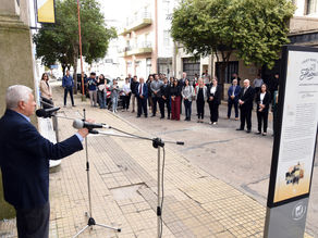 Lauritto dio el presente en el homenaje a “La Fraternidad”