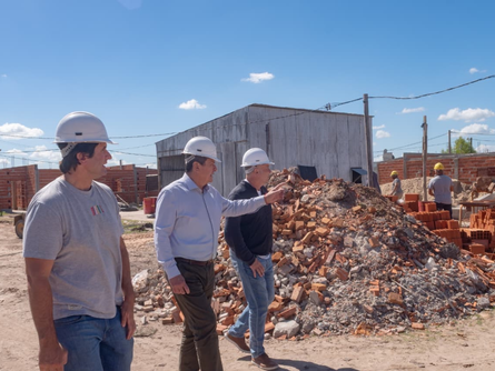 Se ejecutan 99 viviendas con fondos provinciales en el departamento Gualeguaychú