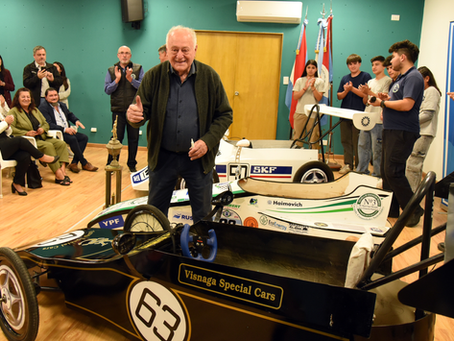 La EET N° 3 presentó los autos para el Desafío Eco con un homenaje especial
