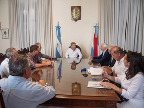 El gobernador recibió a autoridades del sector citrícola argentino y entrerriano: buscan exportar a EEUU