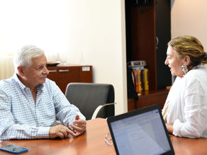 Lauritto abordó temas de interés para la ciudad con la Presidenta del CGE