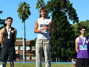 Leyton Morel, campeón sudamericano en el Grand Prix de Montevideo