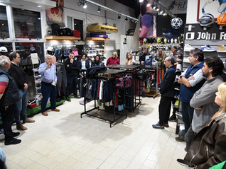 Lauritto se reunió con comerciantes de la peatonal