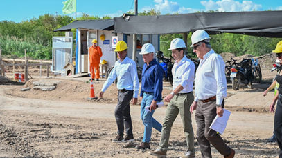 La provincia impulsa una obra clave de saneamiento en Concepción del Uruguay